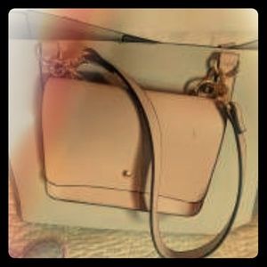 Grey/Blush Tote Handbag